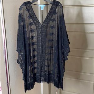 Coverup Lace Flamenco Style